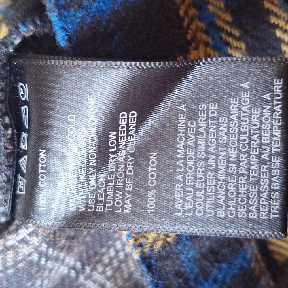 Urban Outfitters Blue and Yellow Dress Pants with Plaid Design Size 0 NWOT - Picture 5 of 6